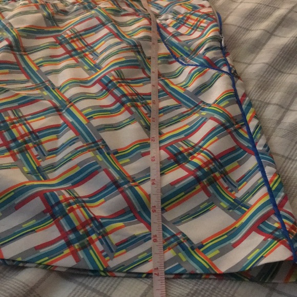 Adidas colorful plaid print skort - Picture 3 of 14